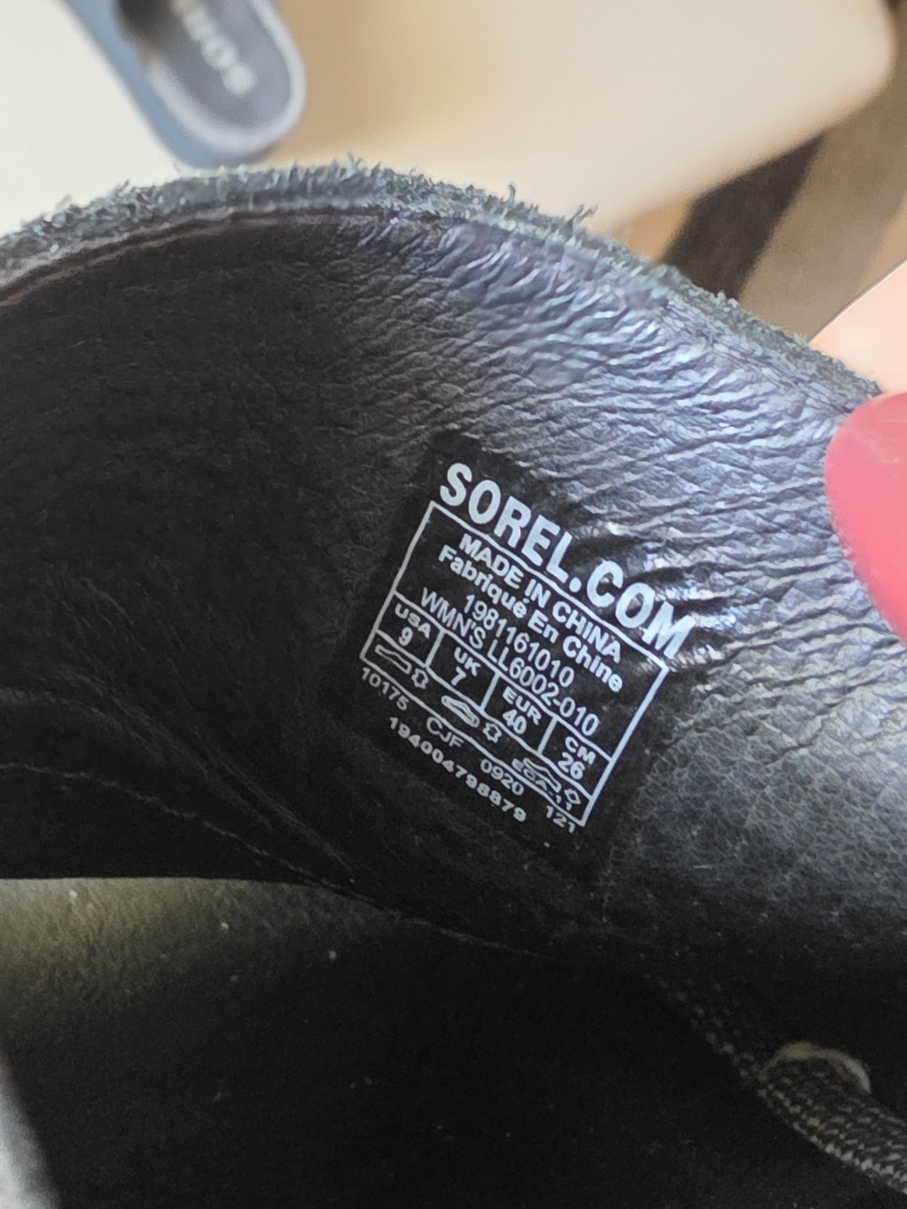 Sorel Women's Black Suede Open-Toe Mule Slides - Picture 4 of 4
